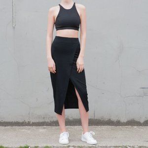 Lululemon RARE Lab Kunai Skirt Black Medium